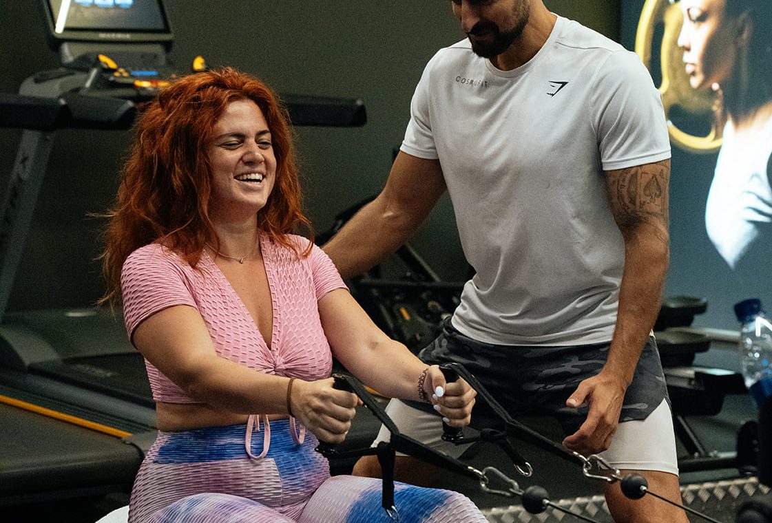 Sesión con entrenador personal en Cosmofit Barcelona Eixample