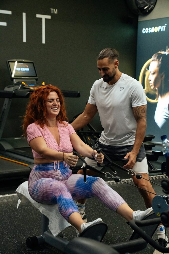 Sesión con entrenador personal en Cosmofit Barcelona Eixample